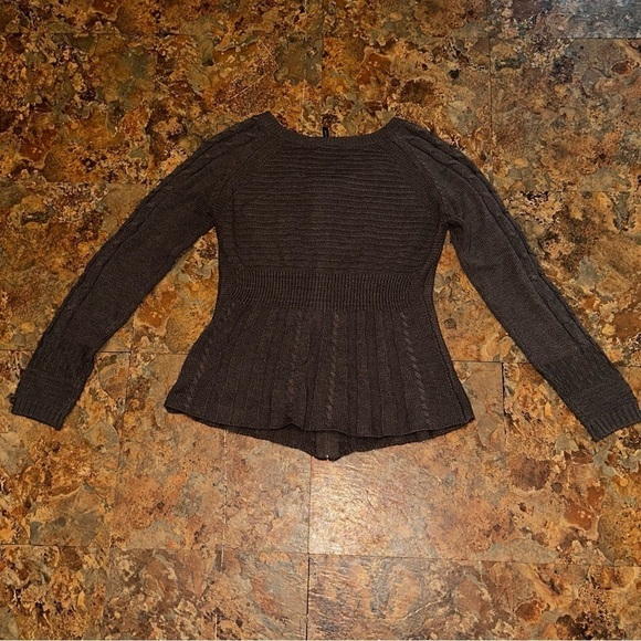 Maurices Women’s Sweater Cardigan Jacket Size Medium Purple Taupe - Picture 8 of 8